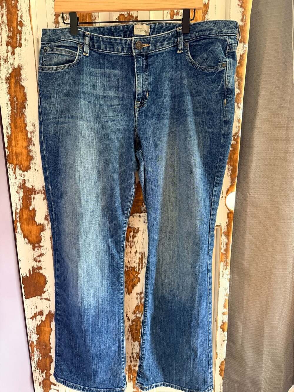 Gap Curvy Fit Y2K Western Scandi Girl Flare Jeans Size 18/34P